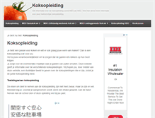 Tablet Screenshot of koksopleiding.net